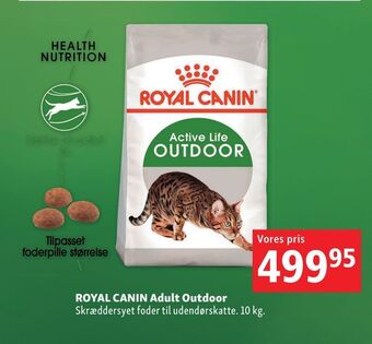 Maxi Zoo ROYAL CANIN Adult Outdoor tilbud