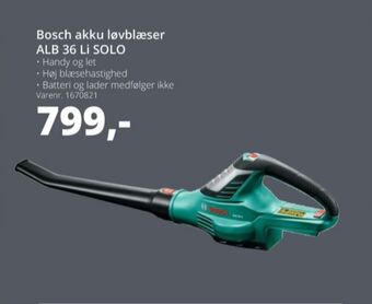 Bosch løvblæser