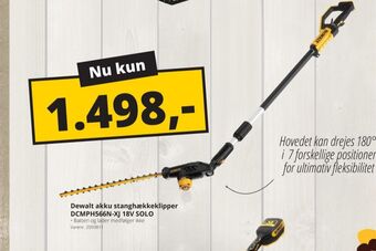 10-4 Byggecenter Dewalt hækkeklipper tilbud