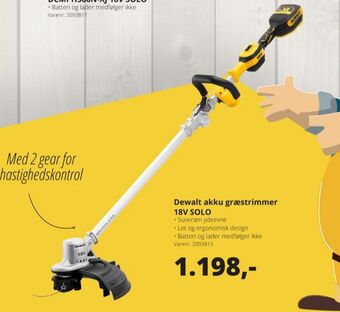 10-4 Byggecenter Dewalt græstrimmer tilbud