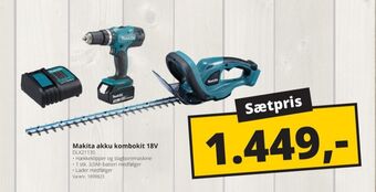 10-4 Byggecenter Makita hækkeklipper tilbud