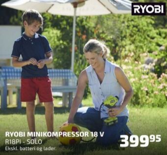 Davidsen Ryobi kompressor tilbud