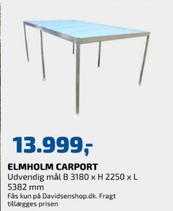 Elmholm carport