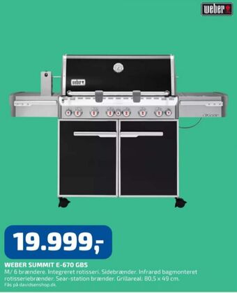 Davidsen Weber gasgrill tilbud