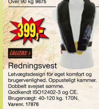 Harald Nyborg Lalizas redningsvest tilbud