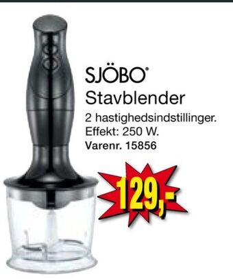 Harald Nyborg Sjöbo stavblender tilbud