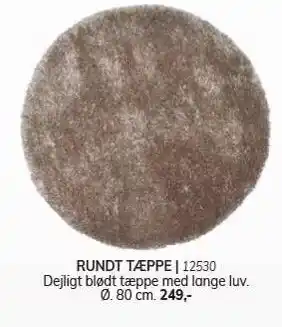 Daells Bolighus Rundt tæppe tilbud