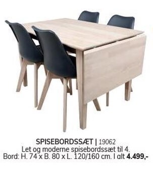 Spisebordssæt