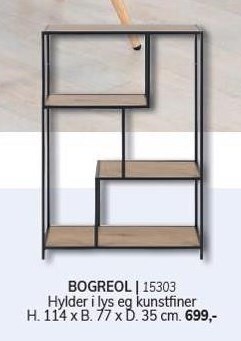 Daells Bolighus Bogreol tilbud