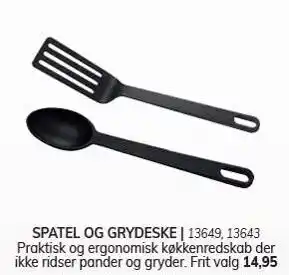 Spatel & grydeske