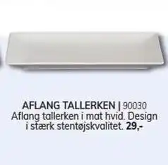 Daells Bolighus Aflang tallerken tilbud