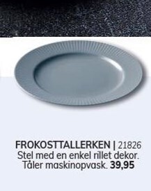 Daells Bolighus Frokosttallerken tilbud