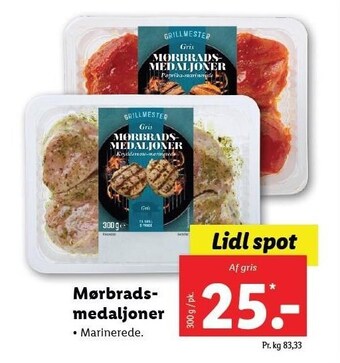 Mørbradsmedaljoner