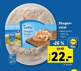 Lidl Skagensalat tilbud