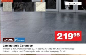 Laminatgulv Ceramico