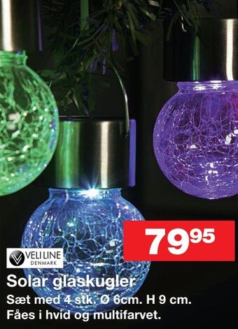 Bauhaus Solar glaskugler tilbud