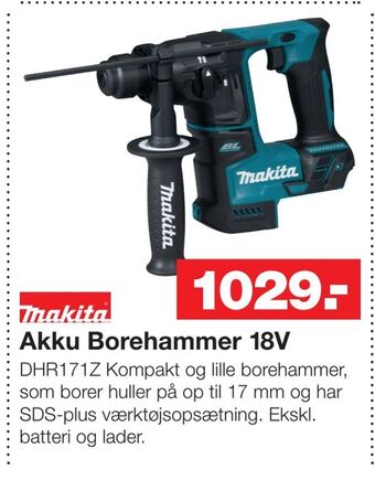 Bauhaus Akku Borehammer 18V tilbud