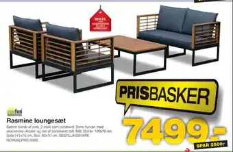 Bauhaus Rasmine loungesæt tilbud