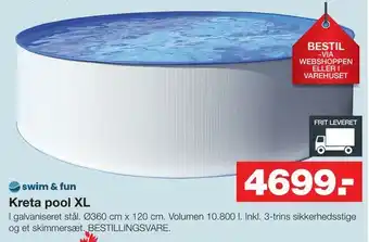 Kreta pool XL