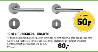 XL-BYG Home>it dørgreb l - rustfri tilbud