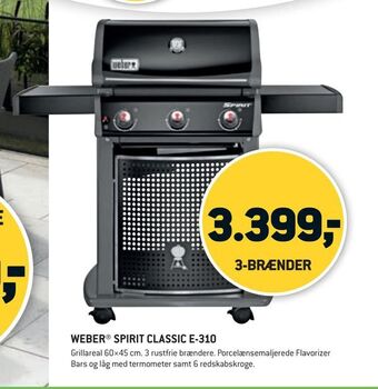 XL-BYG Weber® spirit classic e-310 tilbud