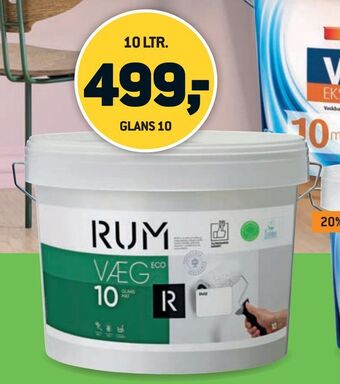 XL-BYG Rum væg eco 10 superdækkende tilbud