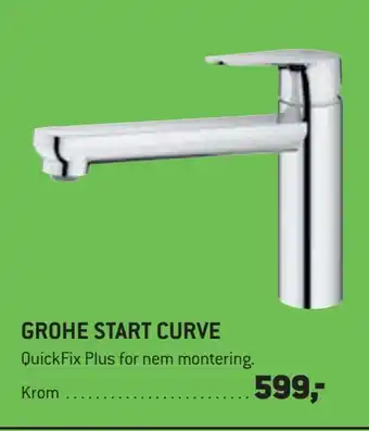 XL-BYG Grohe start curve tilbud