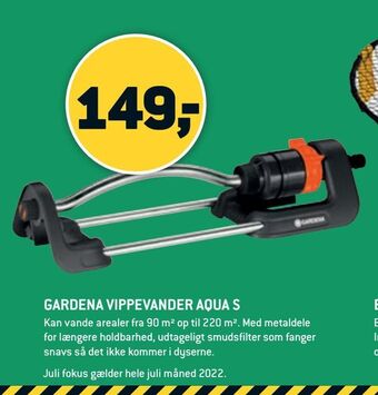 XL-BYG Gardena vippevander aqua s tilbud