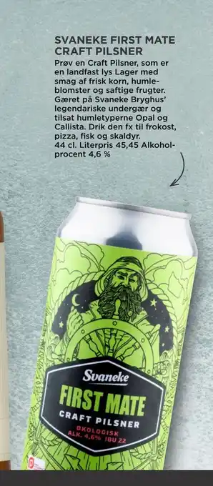 MENY Svaneke first mate craft pilsner tilbud