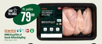 Min Købmand Omhu kyllingebrystfilet tilbud