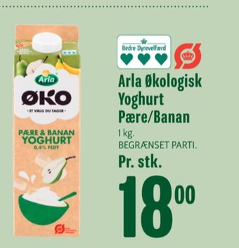 Arla yoghurt pære & banan
