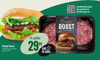 Min Købmand Burger boost hakkebøffer tilbud