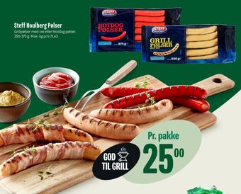 Min Købmand Steff houlberg grillpølser tilbud
