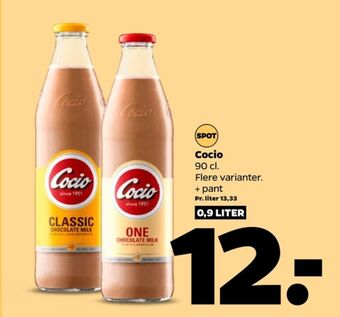 Netto Cocio chokolademælk tilbud