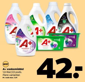 A+ vaskemiddel-flydende