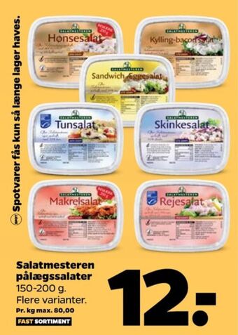 Netto Salatmesteren makrelsalat tilbud
