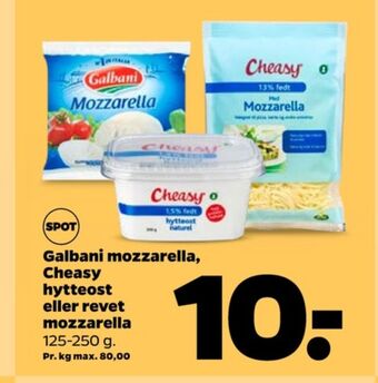 Netto Galbani mozzarella tilbud