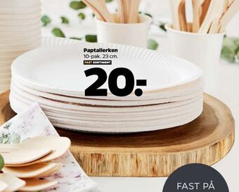 Netto Nord home living engangstallerkner tilbud