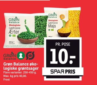 SPAR Grøn balance grøntsager tilbud