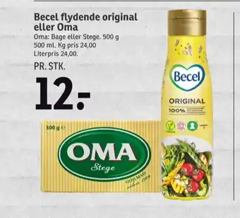 SPAR Becel margarine-flydende tilbud