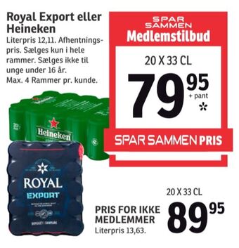 SPAR Heineken øl tilbud