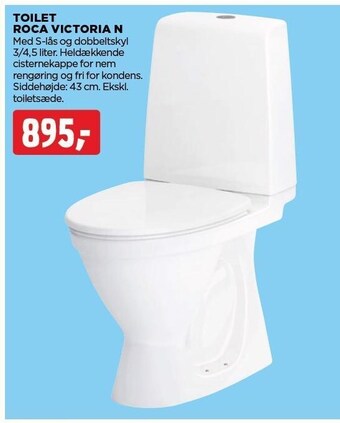 jem & fix Toilet Roca Victoria N tilbud