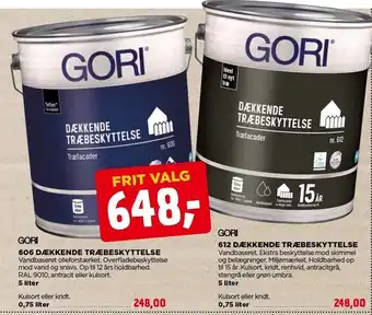 jem & fix 606 dækkende træbeskyttelse el. 612 dækkende træbeskyttelse tilbud