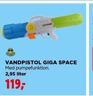 jem & fix Vandpistol giga space tilbud