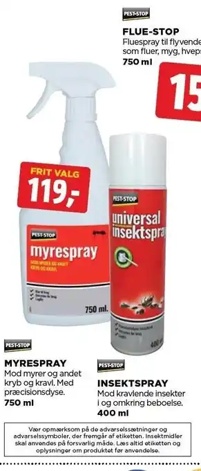 jem & fix Myrespray el. insektspray tilbud