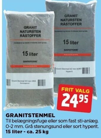 jem & fix Granitstenmel tilbud