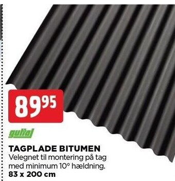 Tagplade bitumen