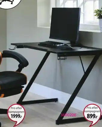 JYSK Halsted Gaming-Bord tilbud