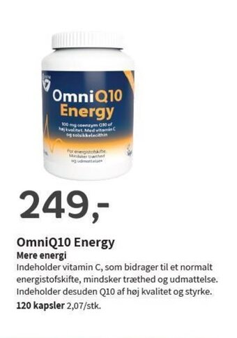 Helsam OmniQ10 Energy tilbud