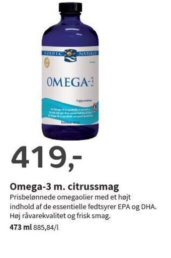 Helsam Omega- 3 m. Citrussmag tilbud
